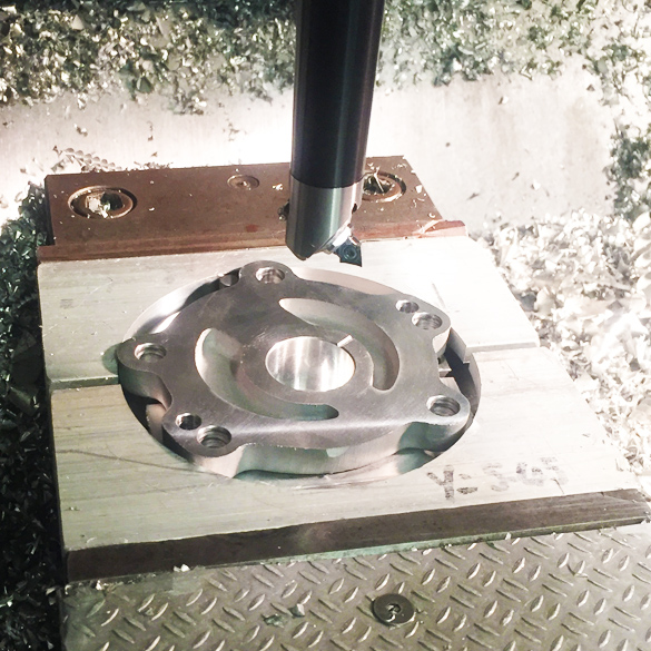 The Machining of Custom Oil Pump Cap for Classic Heritage Aston Martins by JMB Services