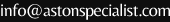 Contact Aston Specialist